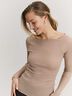 RWBliss Silk LS Boatneck t-shirt
