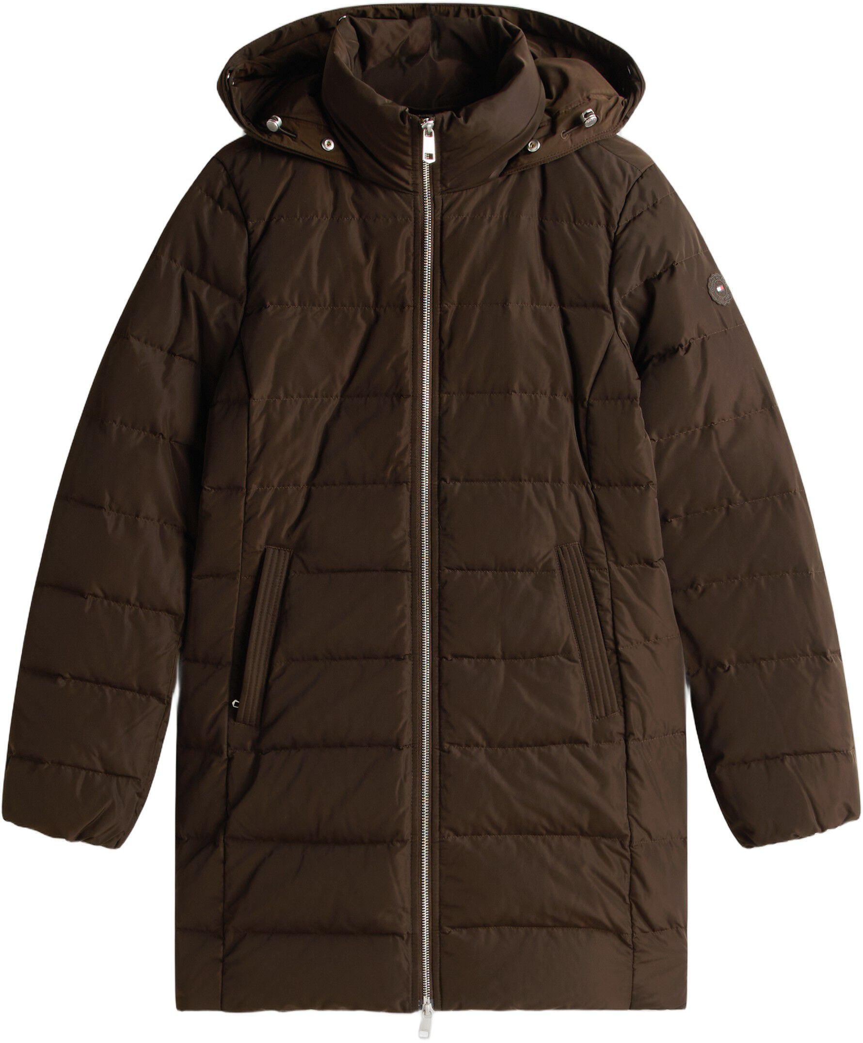 MW DOWN SLIM COAT WITH FUR