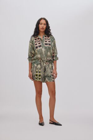 Ikat voile shirt - Sibyl