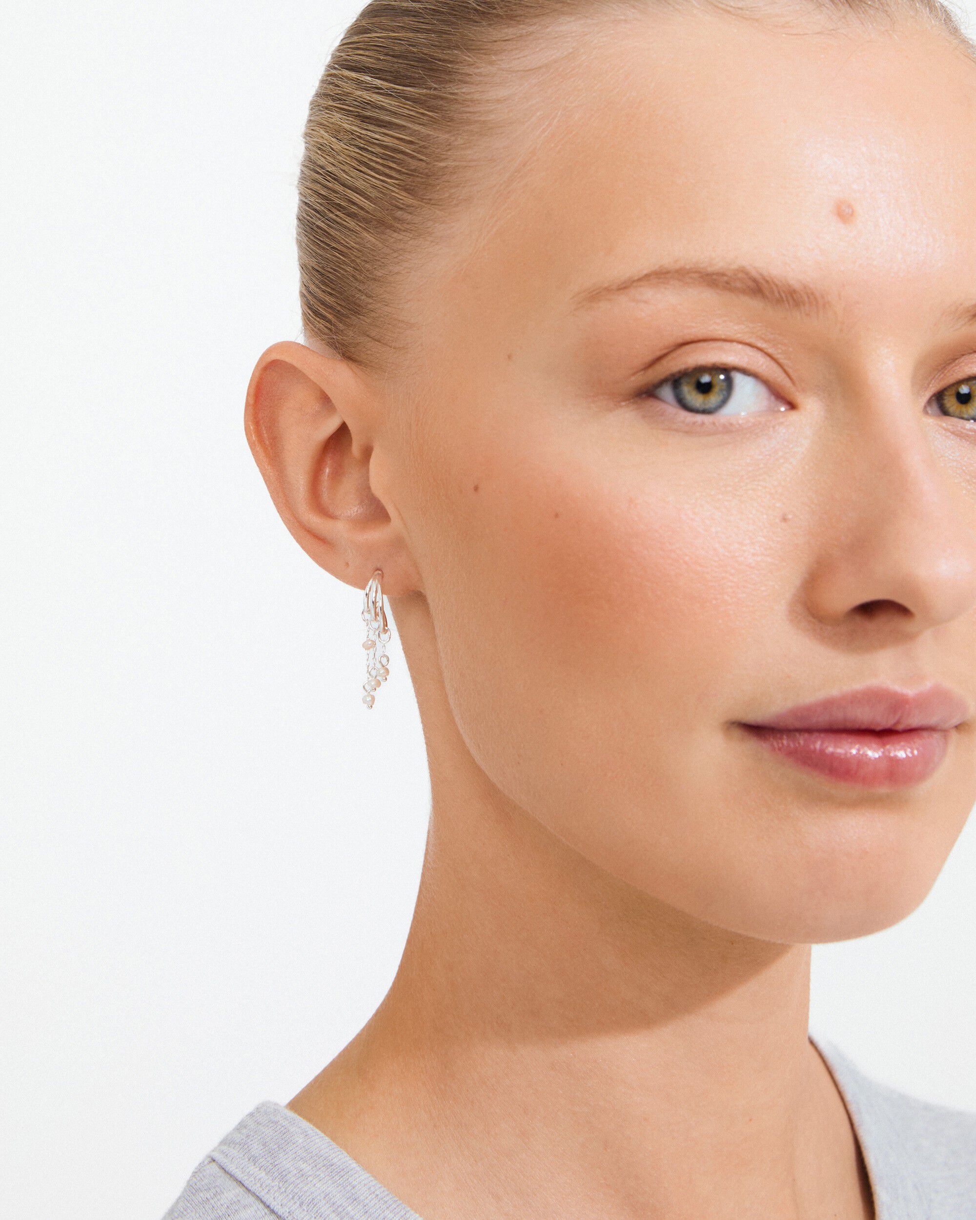 LUNITH earrings silver-plated