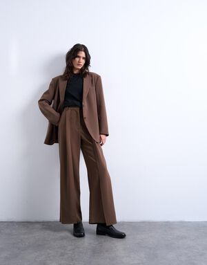 TSLUCY LS LOOSE BLAZER WVN