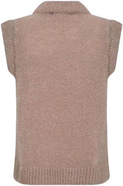 LR-NOREEN 5 Vest Lys brun