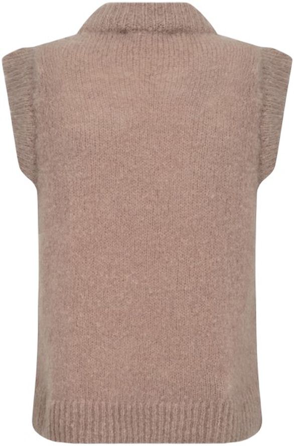 LR-NOREEN 5 Vest Lys brun
