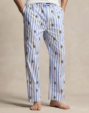 Signature Pony Cotton Pajama Pant