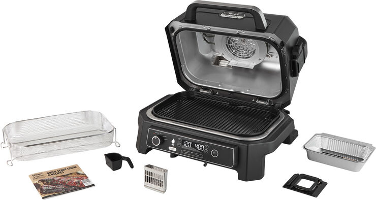 Ninja Woodfire OG850EU Smart Cook System XL Electric BBQ Gri