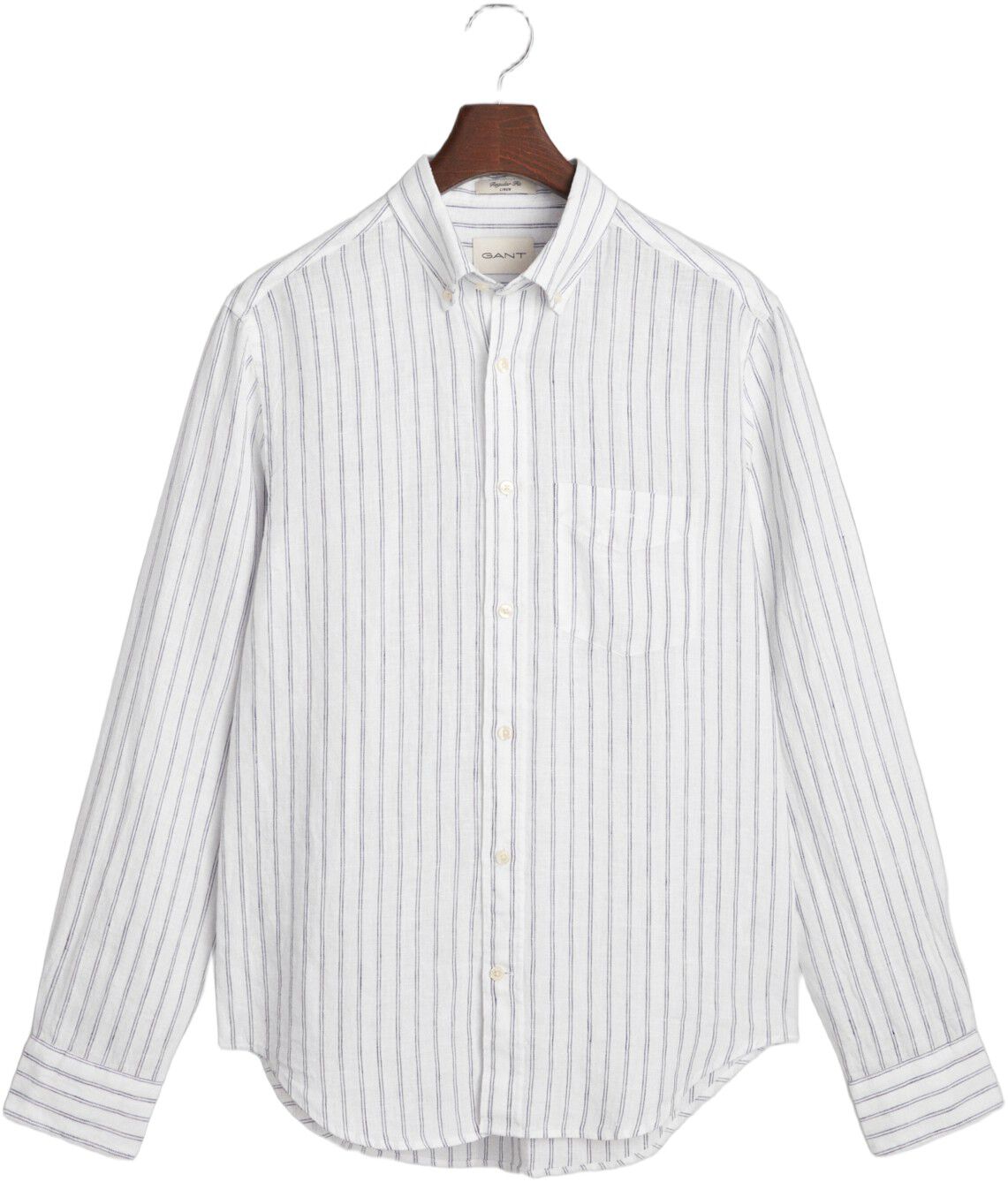 REG LINEN STRIPE SHIRT