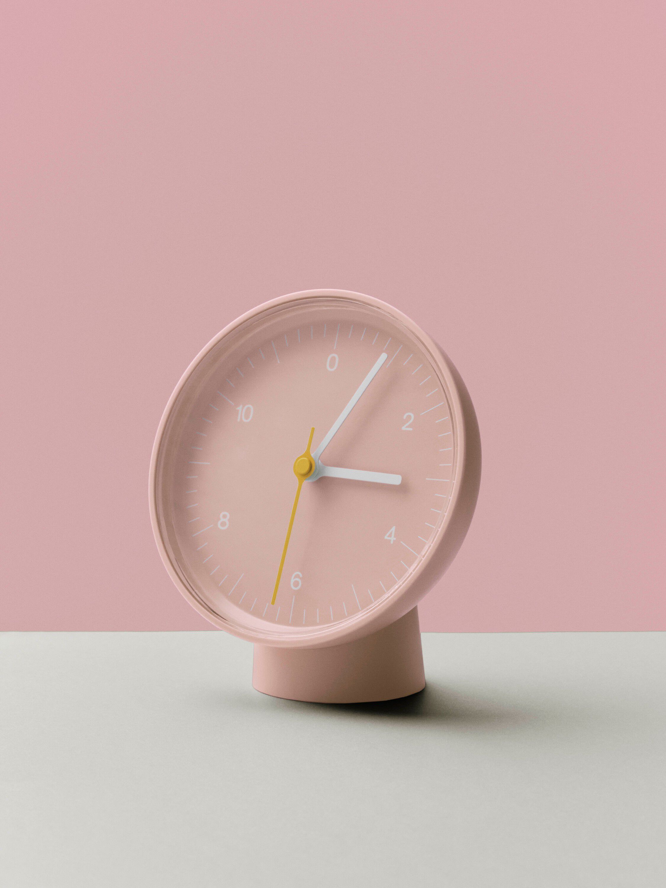 Table Clock Recycled-Pink
