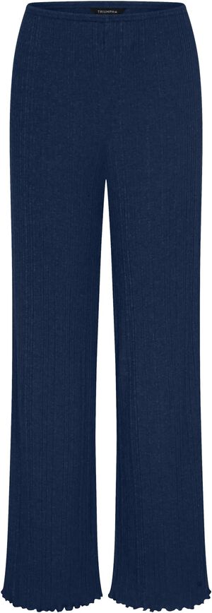 Versatile Rib Straight Trousers