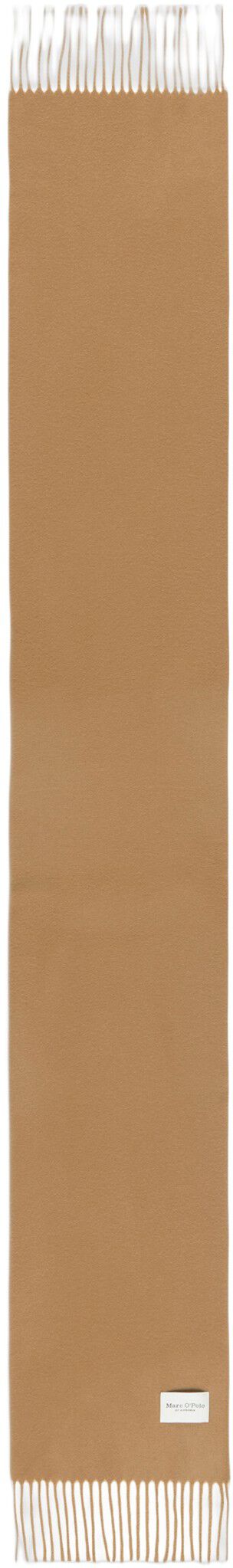 Scarf, woven wool, skinny extra-lon