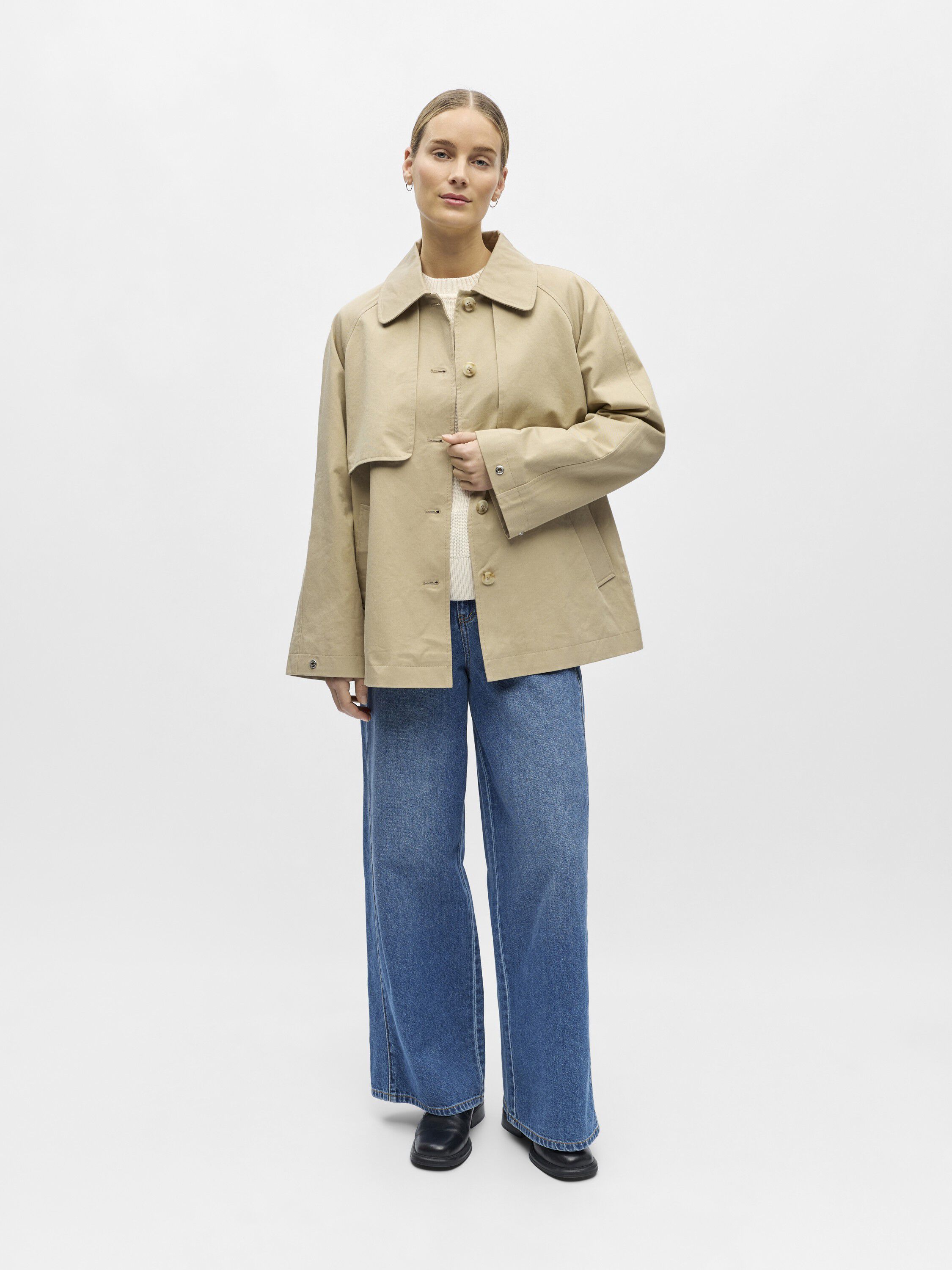 Objpaula Re L/S Trench Jacket Noos