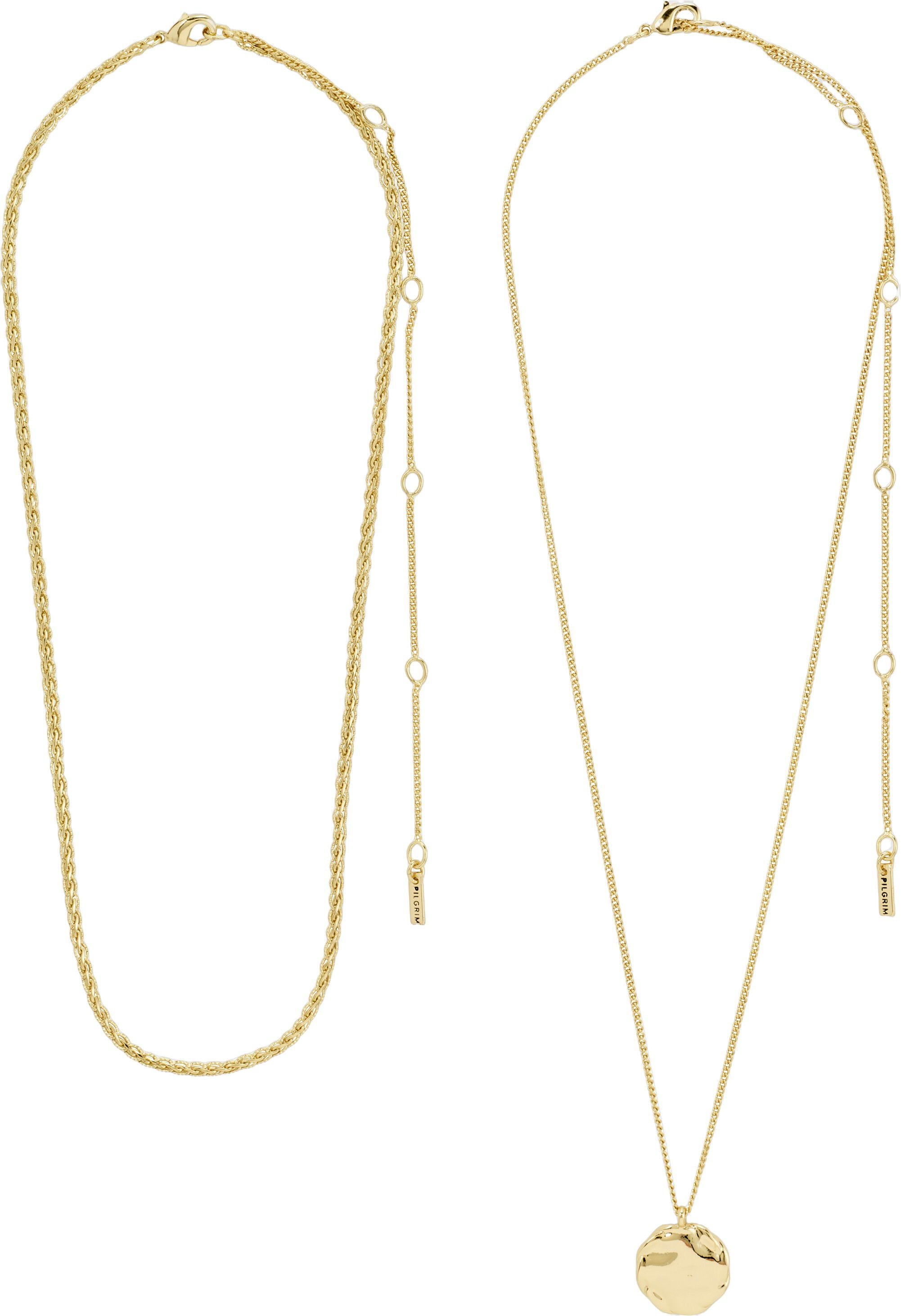 DECLAN necklace 2-in-1 set, gold-plated