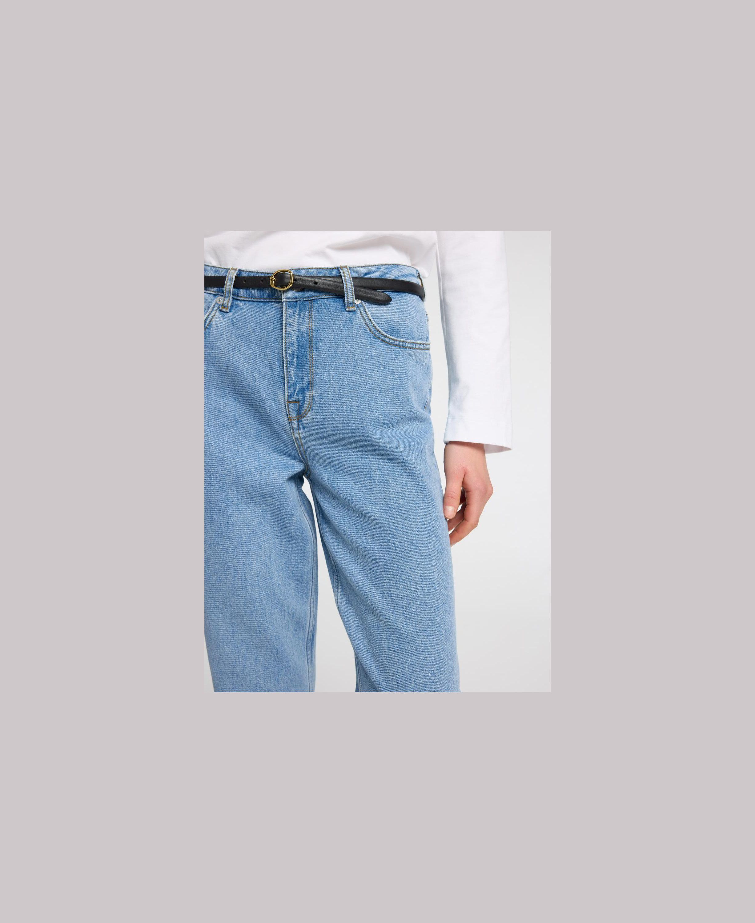 SLFALICE MW STRAIGHT LIG BLUE JEANS