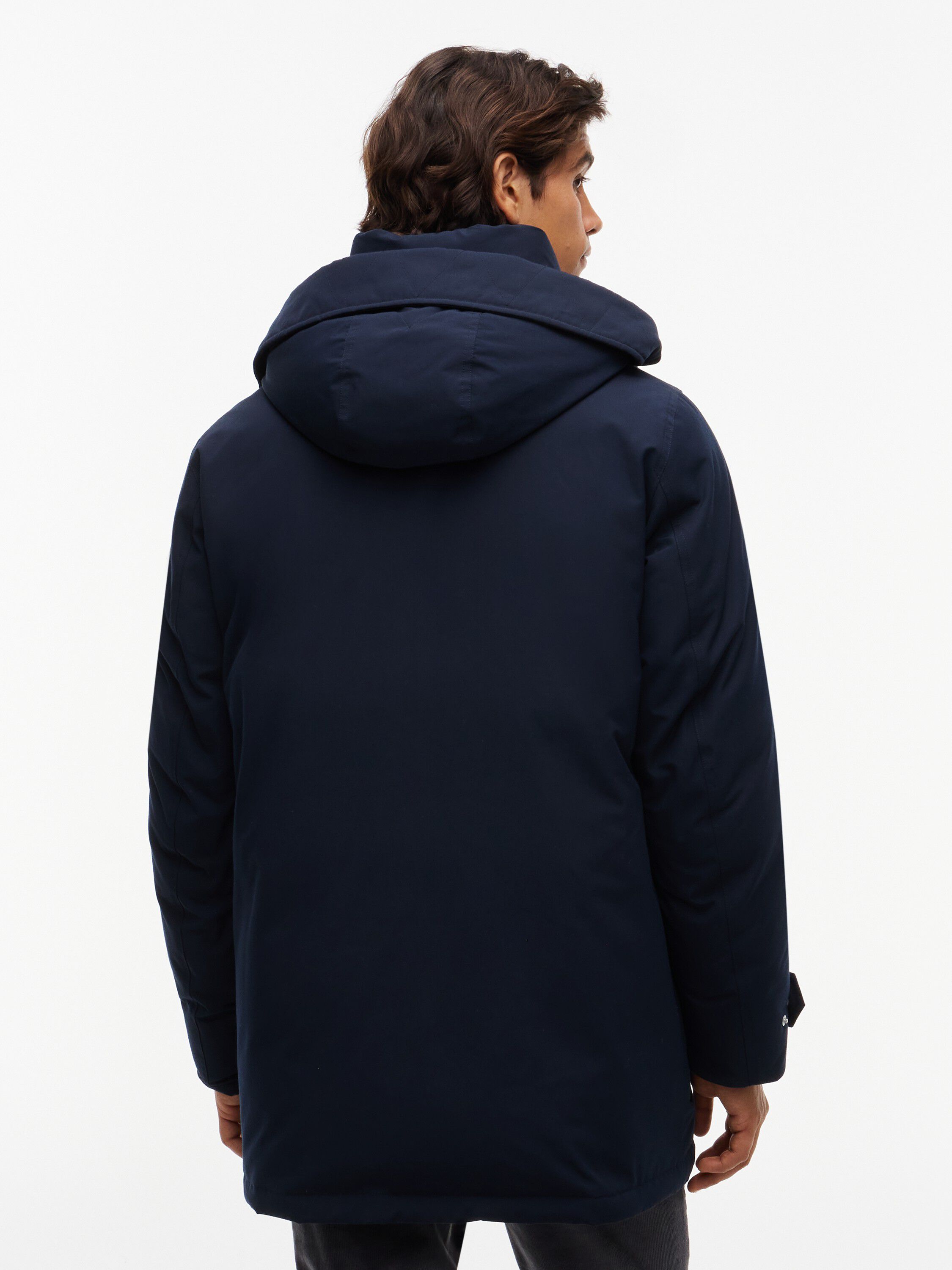 Logo Patch Down Hooded Rockie Parka