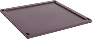 HAY Colour Crate Lid Plastic-Large Square-Bordeaux