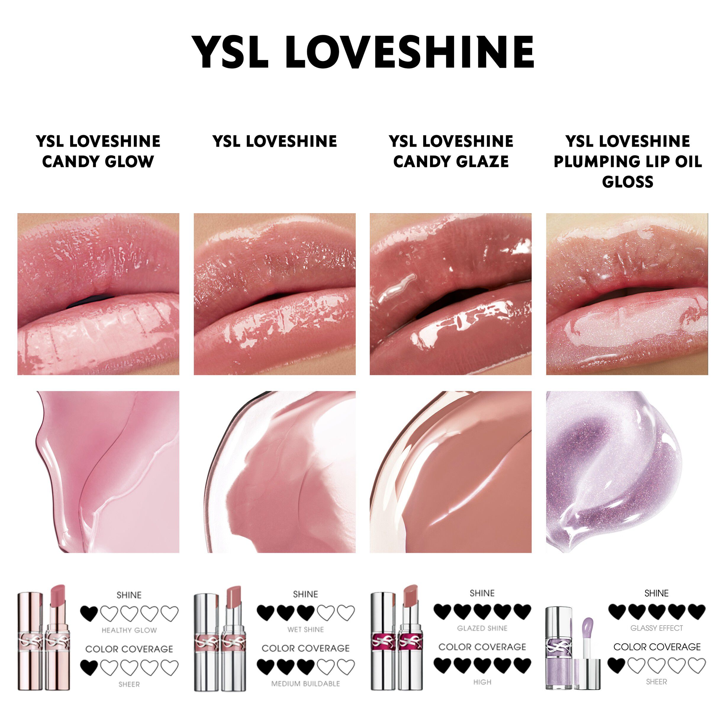 YSL LOVESHINE Plumping Lip Oil Gloss 44