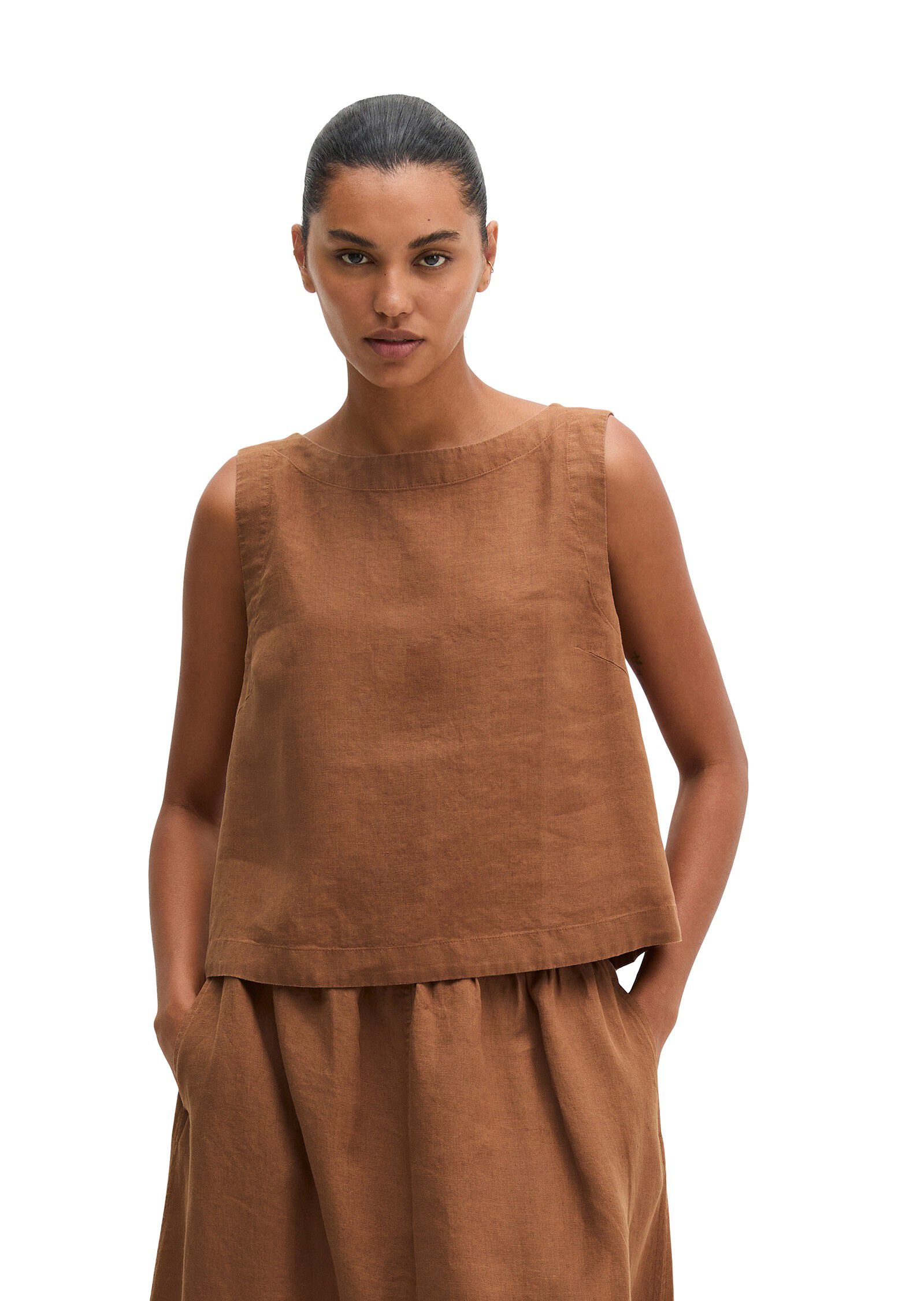 Woven Blouses Sleeveless
