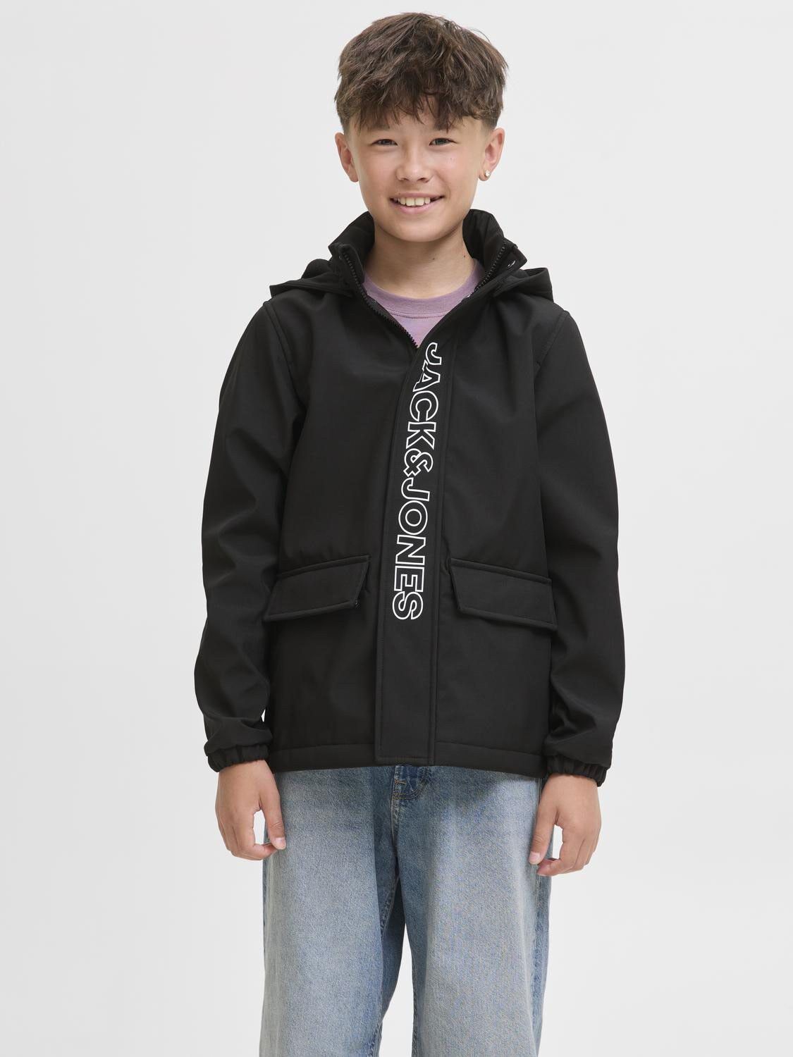 JJEMATT SOFTSHELL HOOD SN JNR