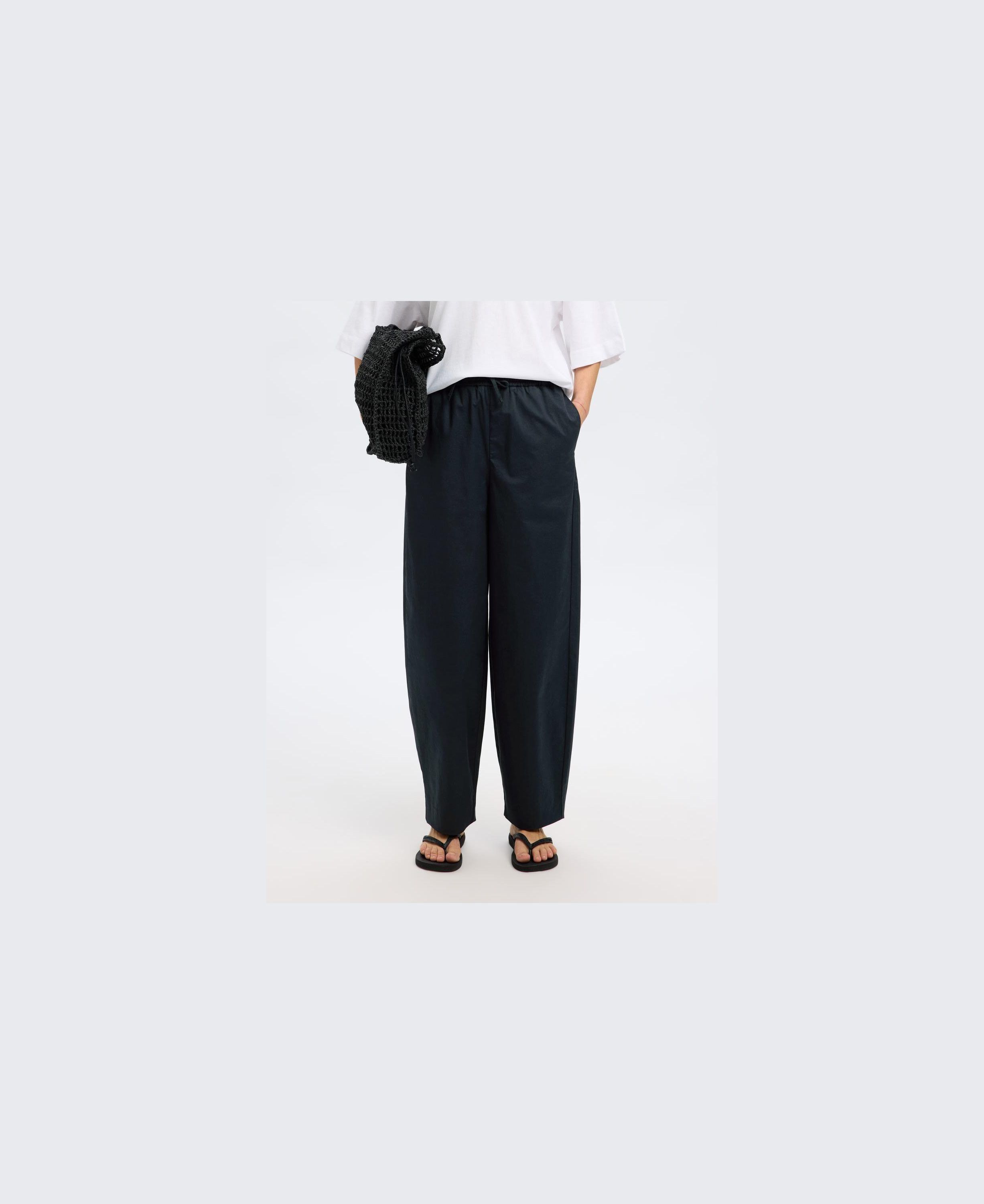 SLFJUMA HW LOOSE BARREL PANT