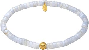 Blue Agath Equality Disc Bracelet