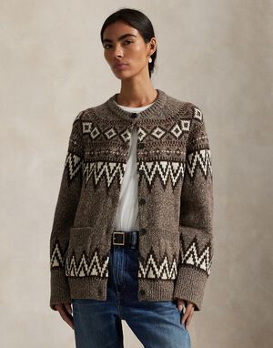WOOL BLEND-SWEATER-CARDIGAN