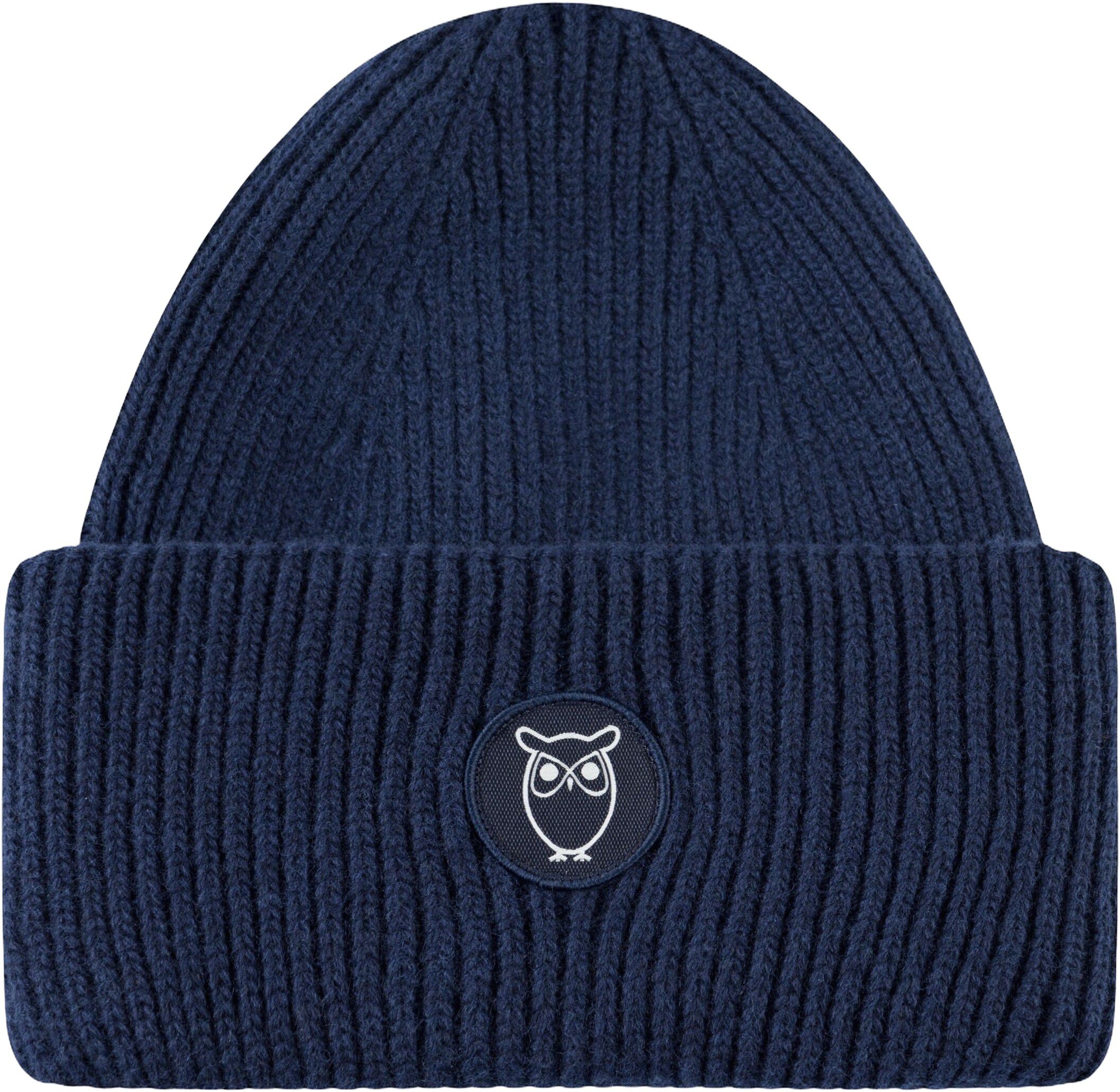 Wool badge beanie