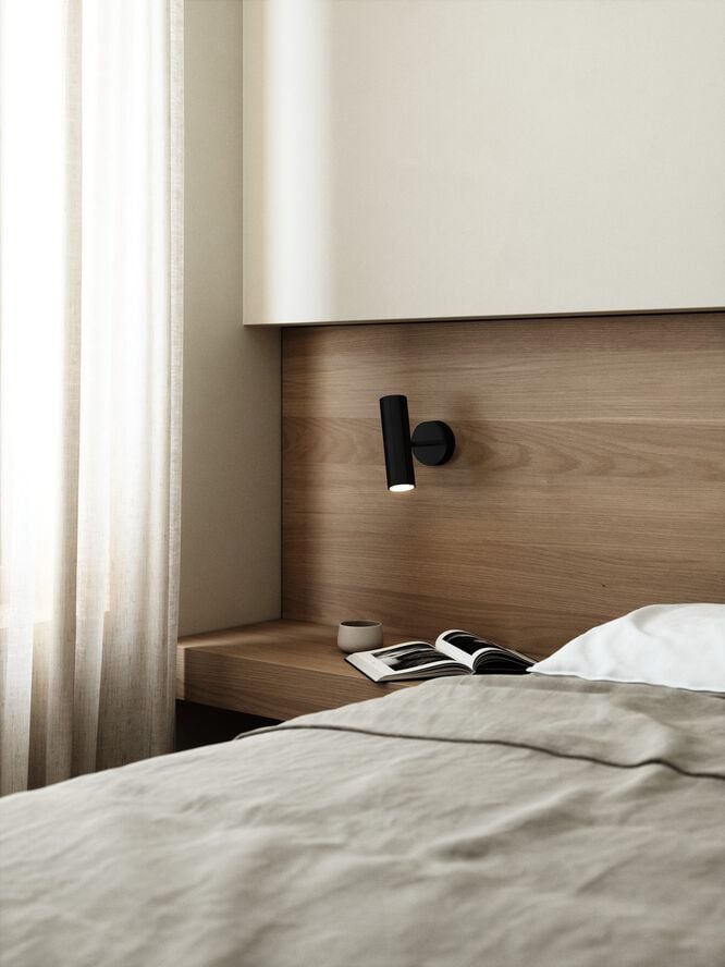 MIB 6 VÆG GU10 SORT