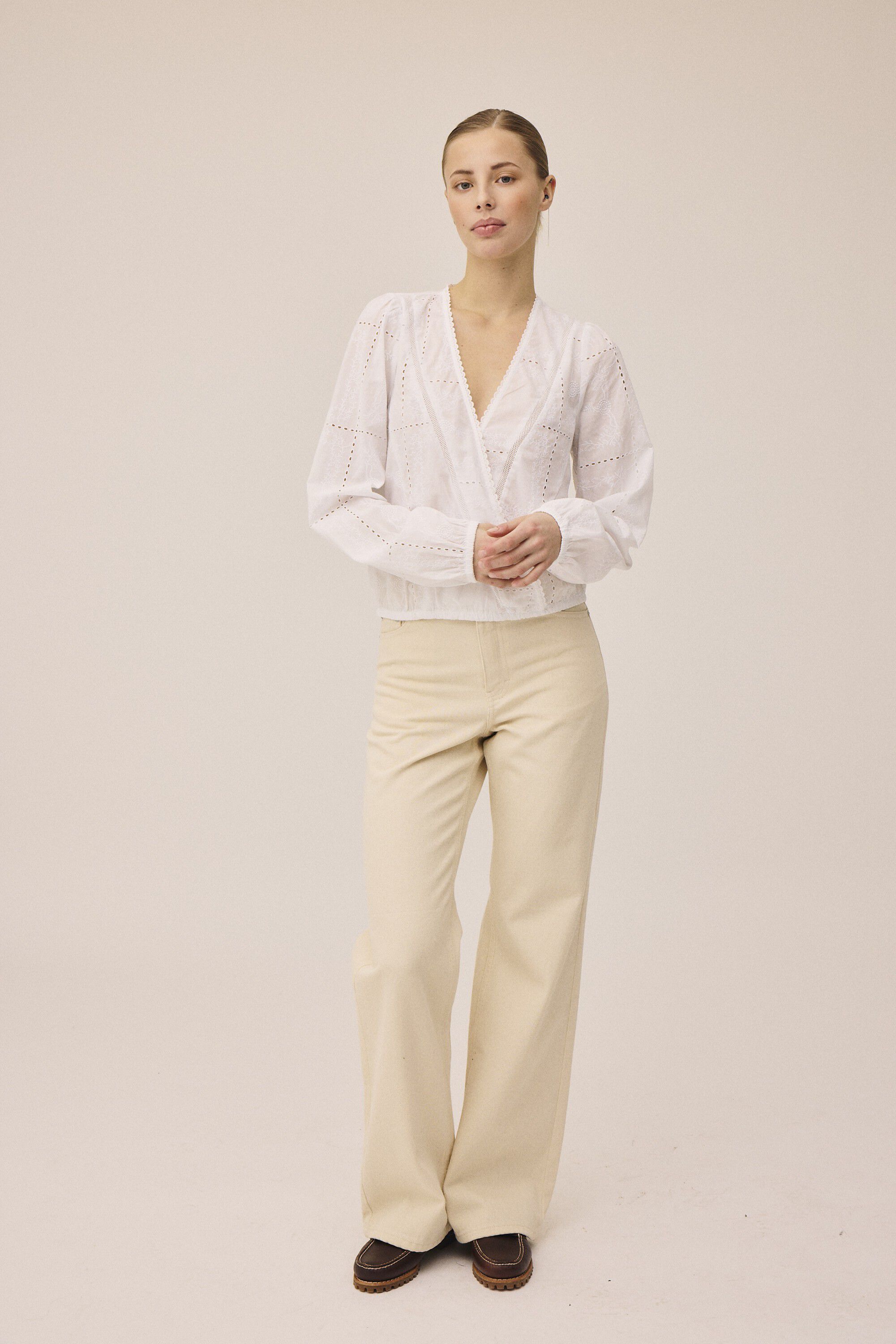 Ivy 2 EMB Blouse - 100% Organic Cotton GOTS