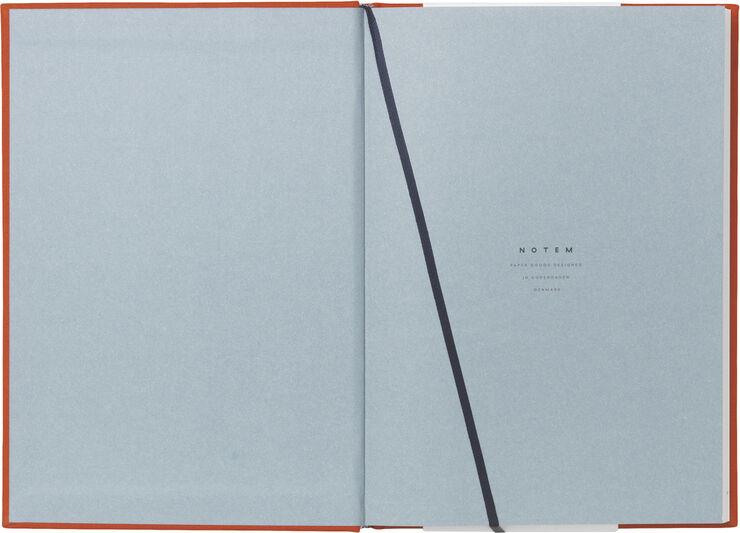 Hardcover notesbog, Medium, Rød