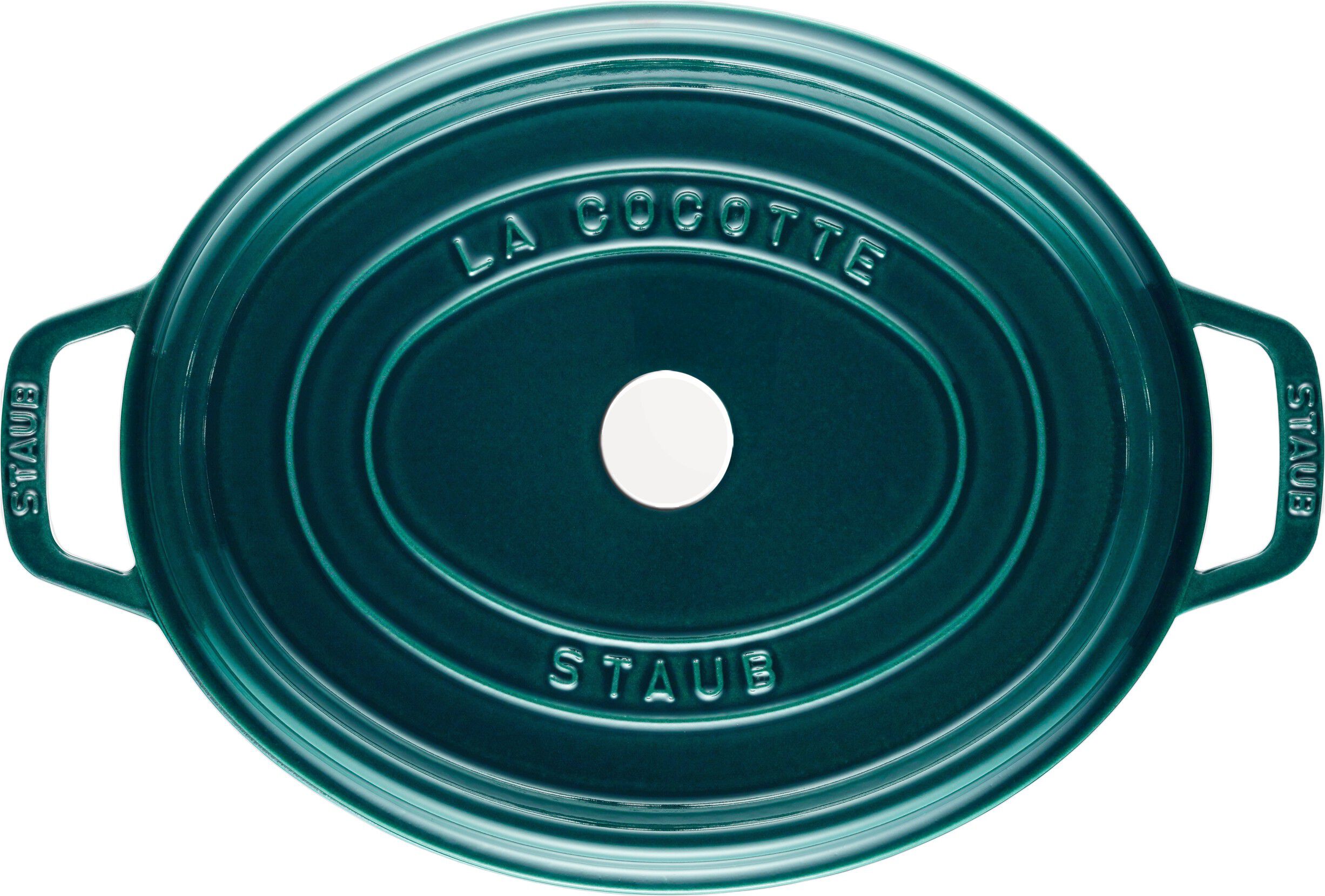 La Cocotte Cocotte 33 cm / 6,75 l, Oval, La-Mer-Turkis-Bl&aring;gr