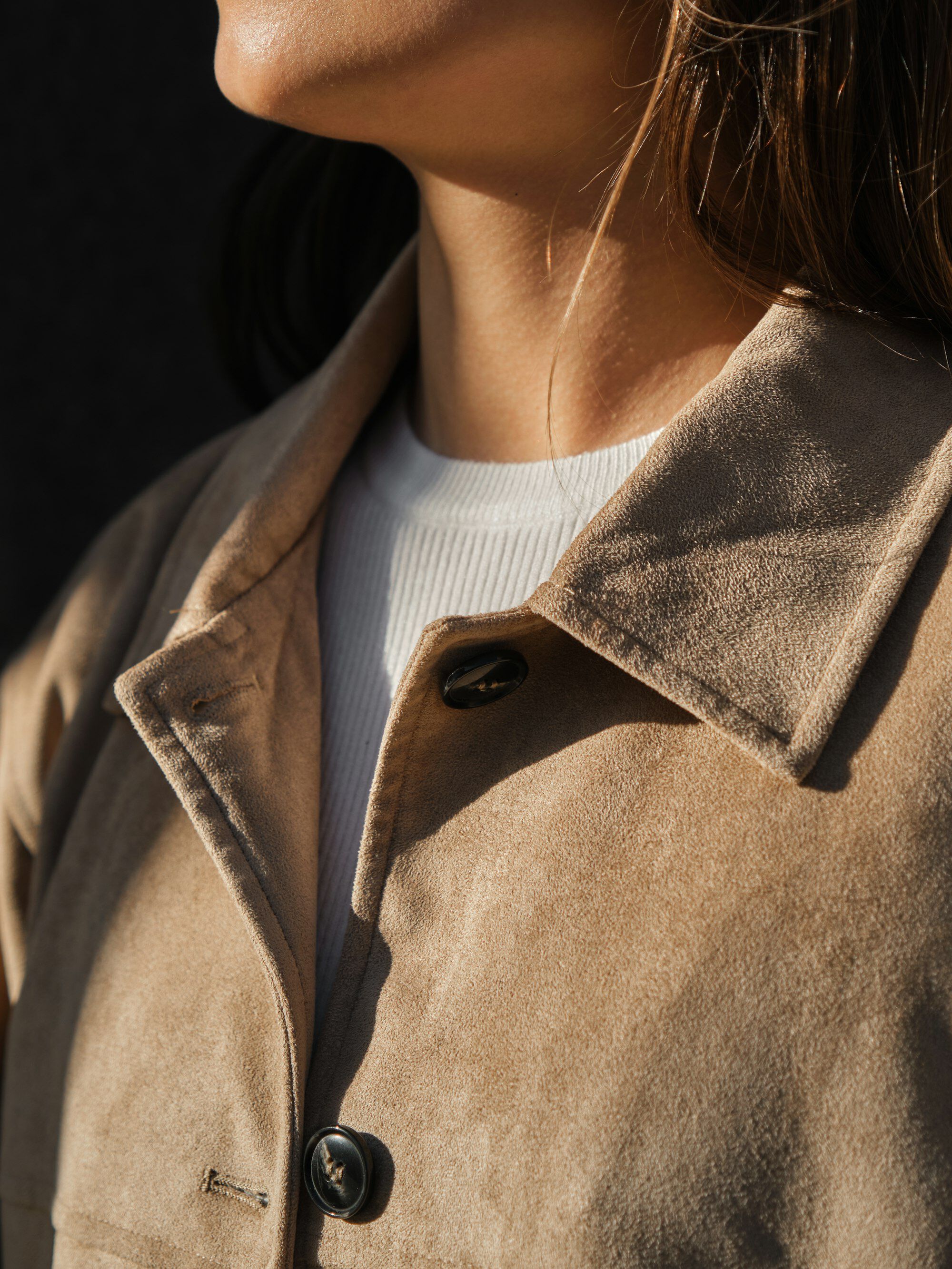 Ravina Faux Suede Jacket