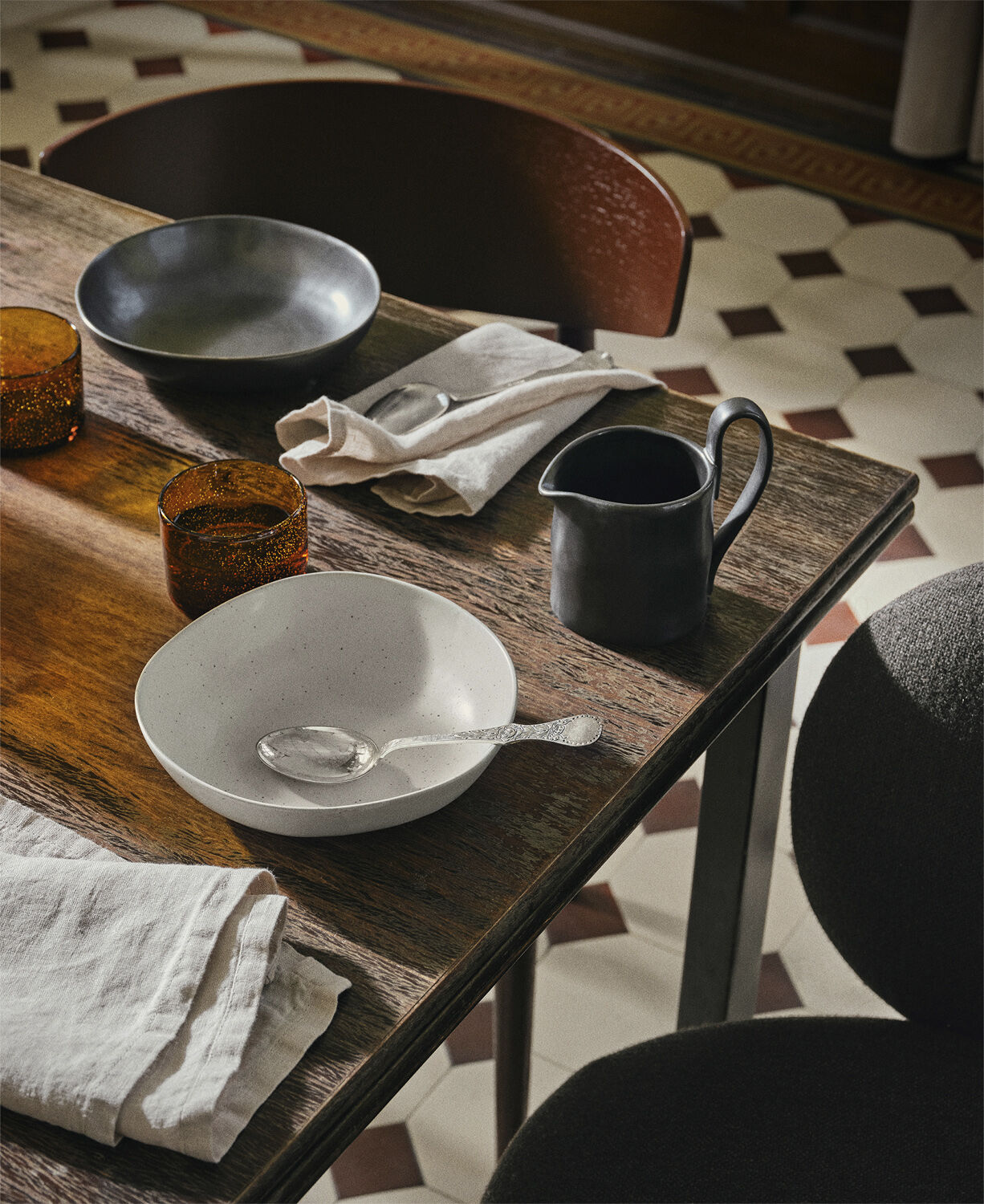 Flow Bowl - Large - Off-white Speck