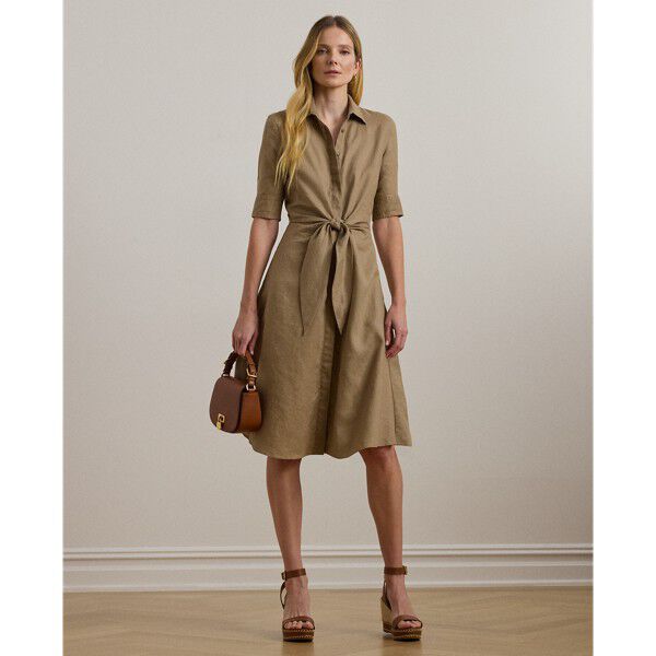 SOFT DRAPEY LINEN-DRESS