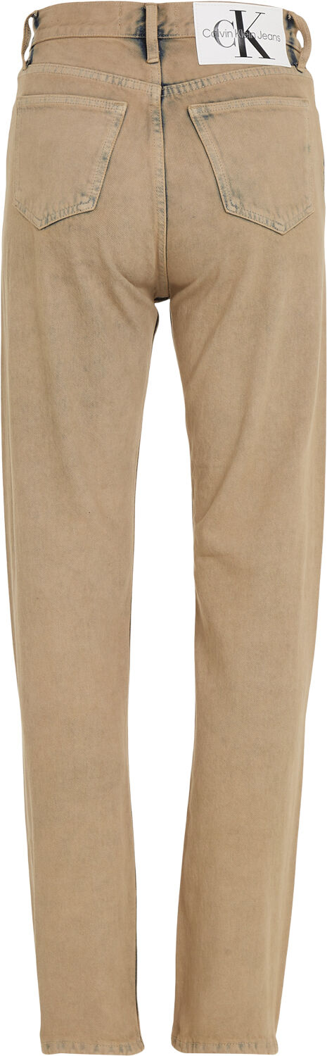 High rise straight fit jeans