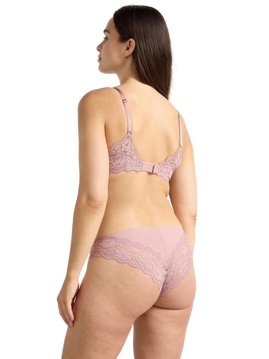 Lilja t-skjorte-BH med blonder