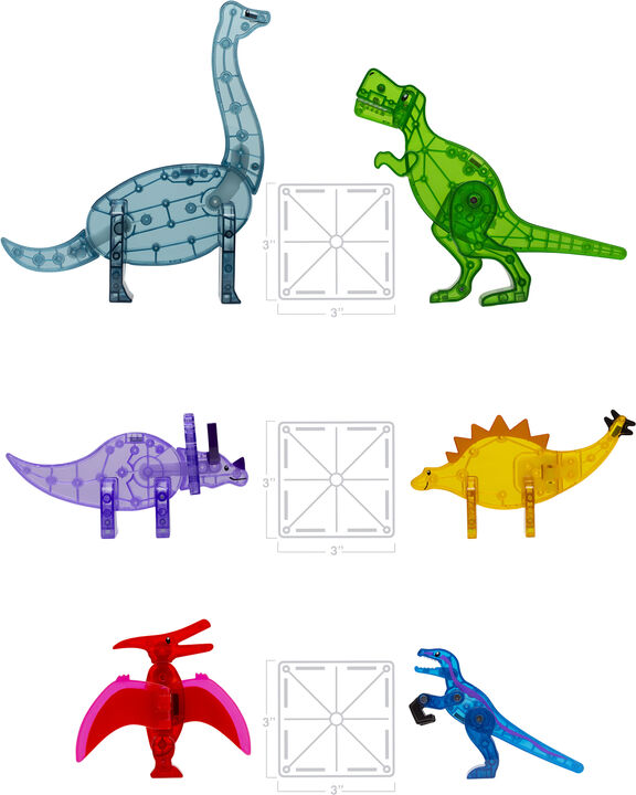 Magna-Tiles Dino World XL 50pcs