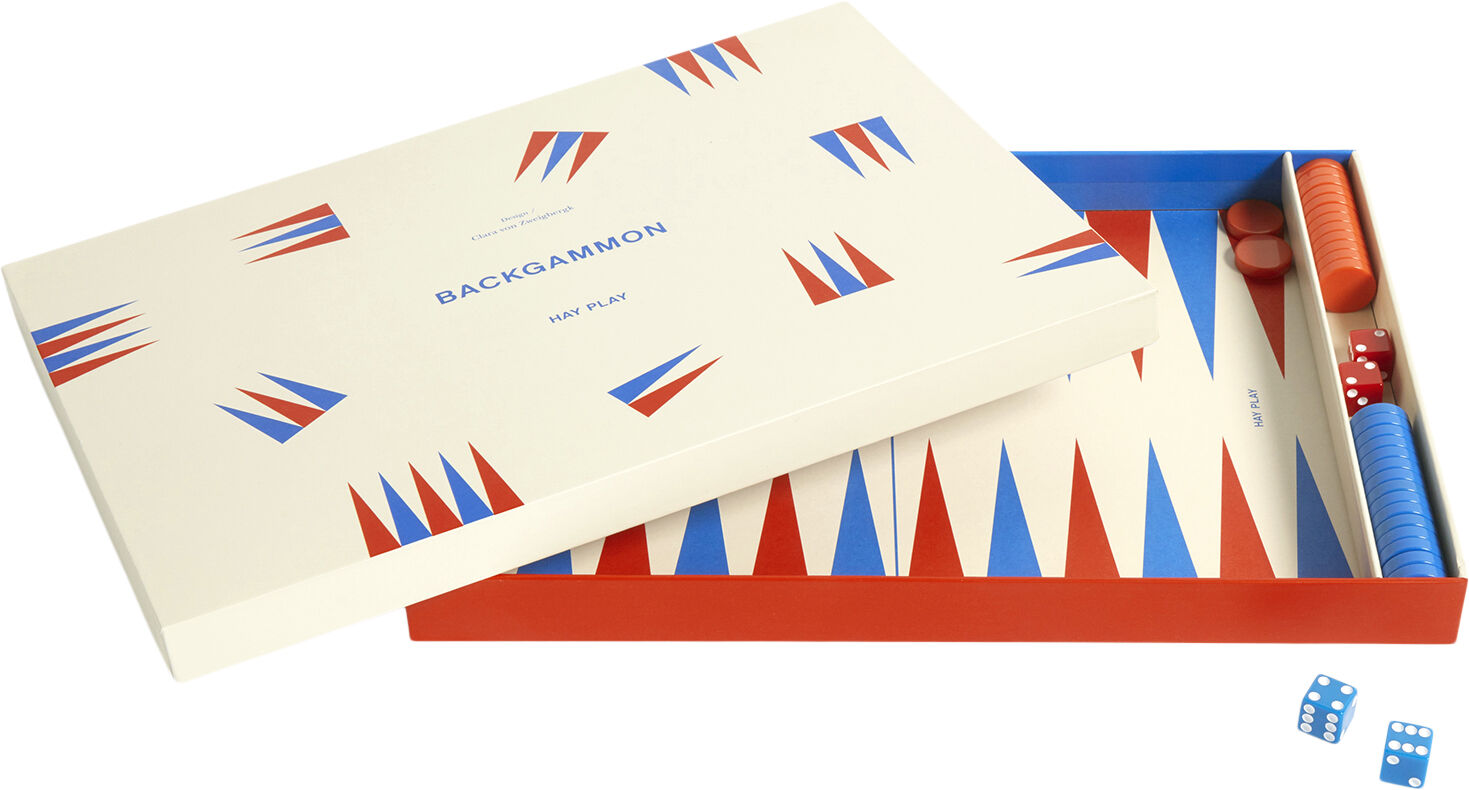 HAY PLAY-Backgammon-Off-white