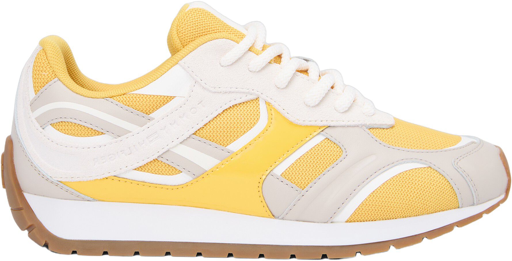 TH Monogram Leather Mixed Texture Trainers