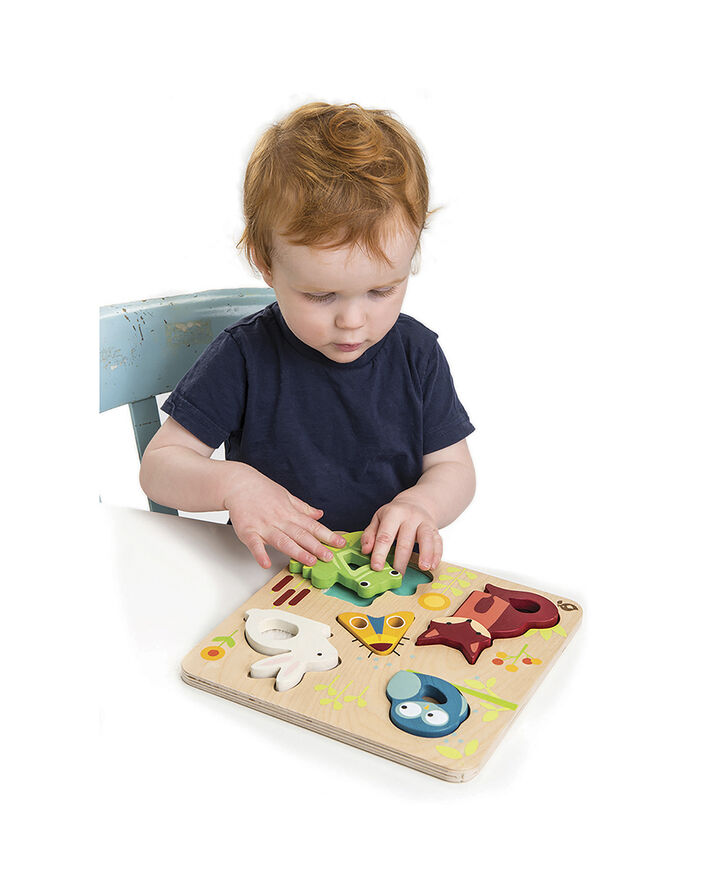 Tender Leaf - Puslespil 5 brk med tekstur