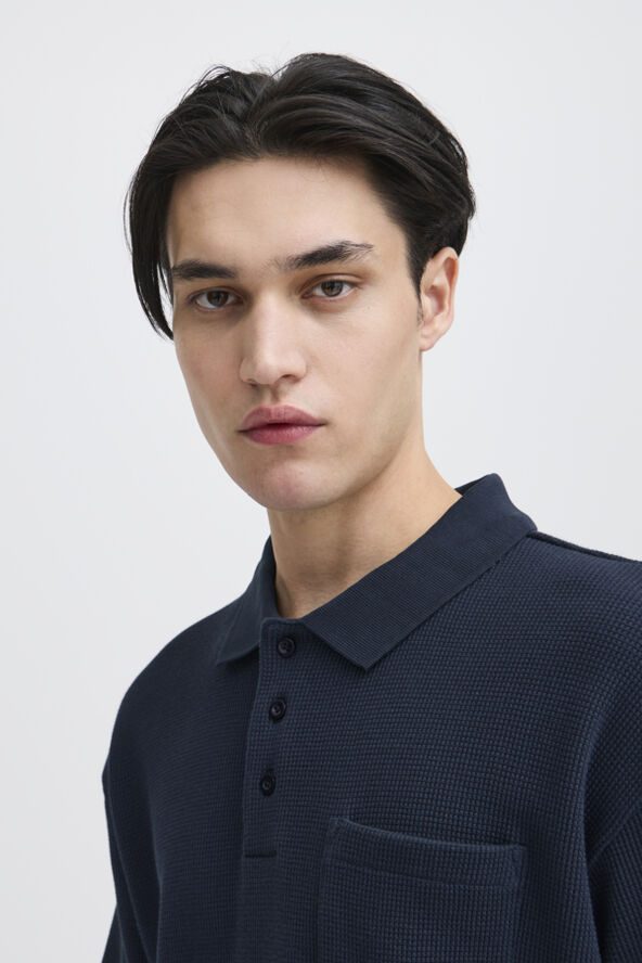 CFCAMERON 0210 waffle polo