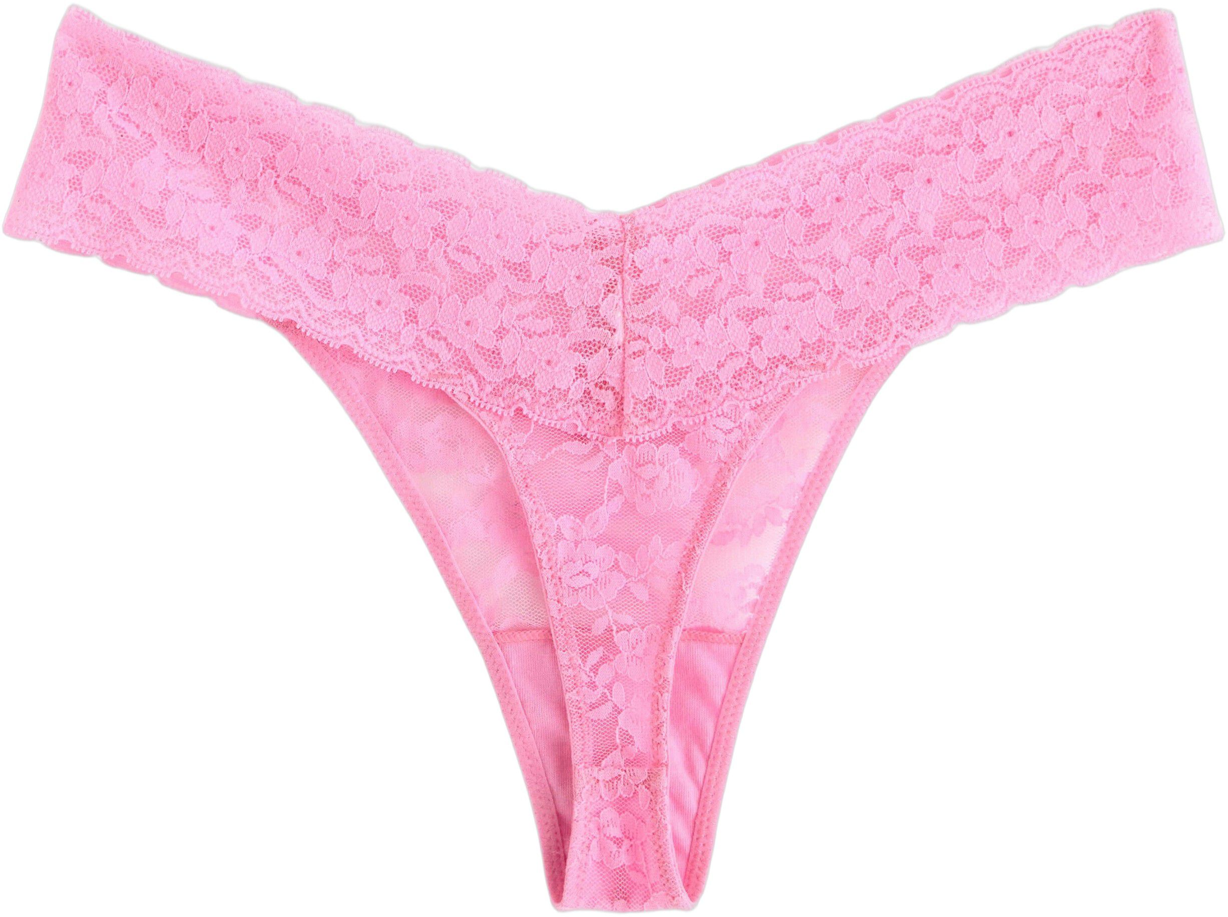 Stringtruse med blonder