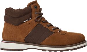 Suede Outdoor Cleat Mesh Panel Boots