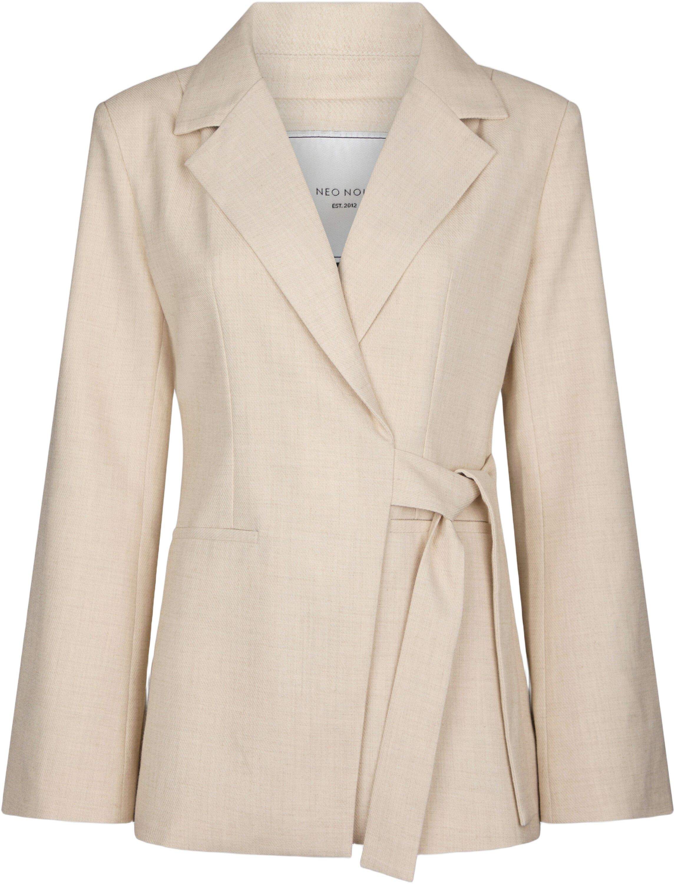 Carmia Melange Tie Blazer