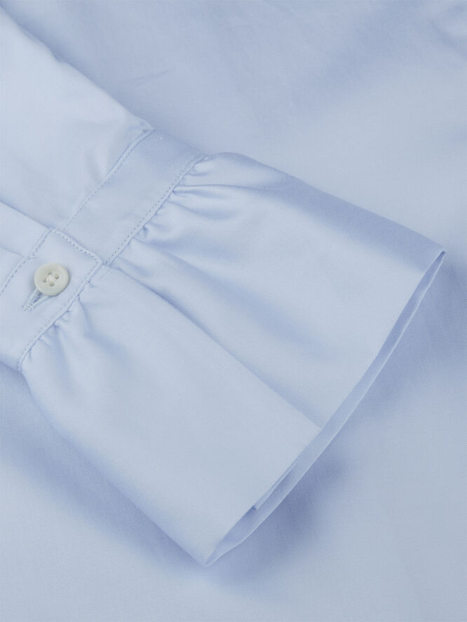 Darya Blouse, Frill collar Flyfront Frill cuff