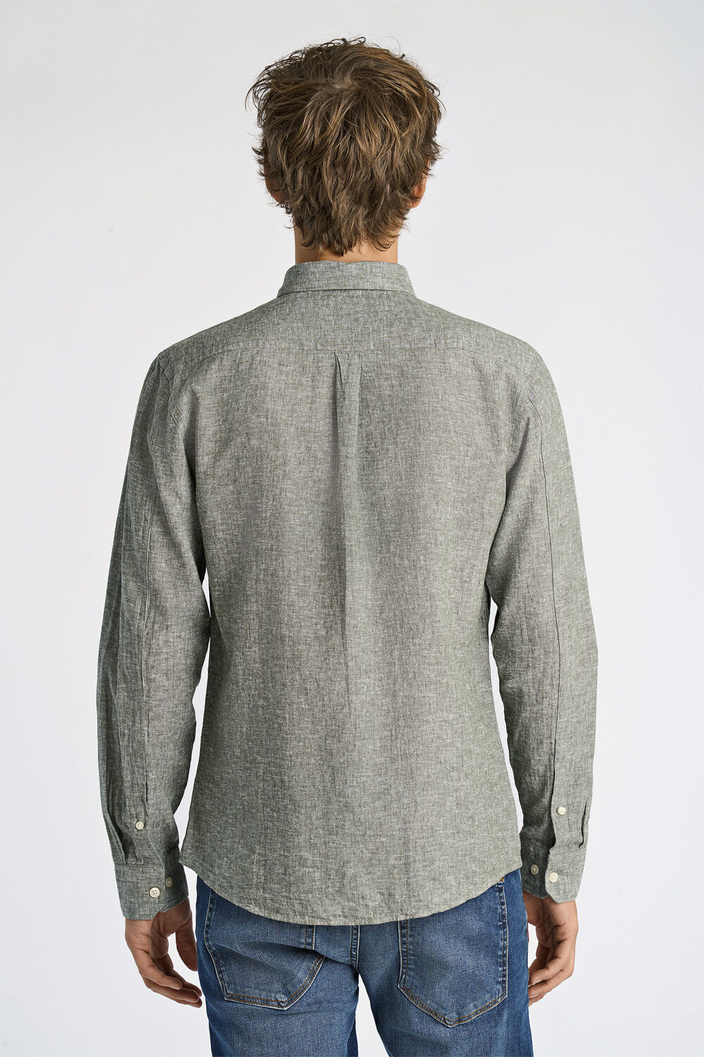 Cotton/linen shirt L/S