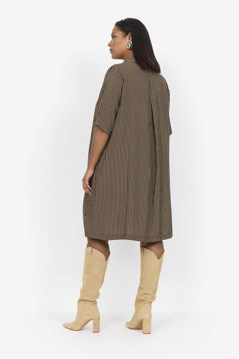 Curvy WA-GENTINA 3 Tunika M&oslash;rk sand