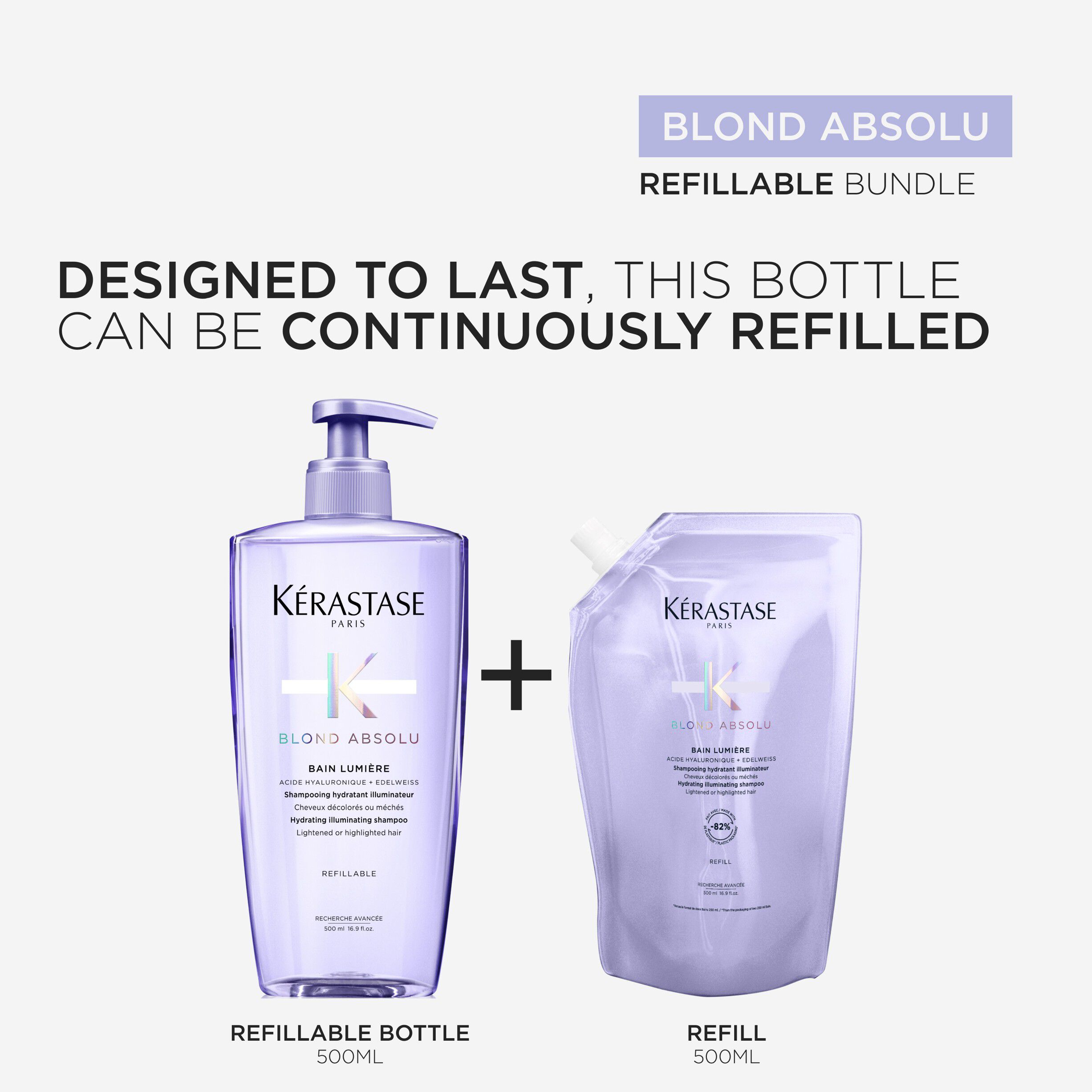 Blond Absolu Bain Lumi&egrave;re Shampoo Refill