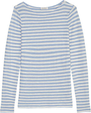T-shirt, long sleeve, boat neck, st