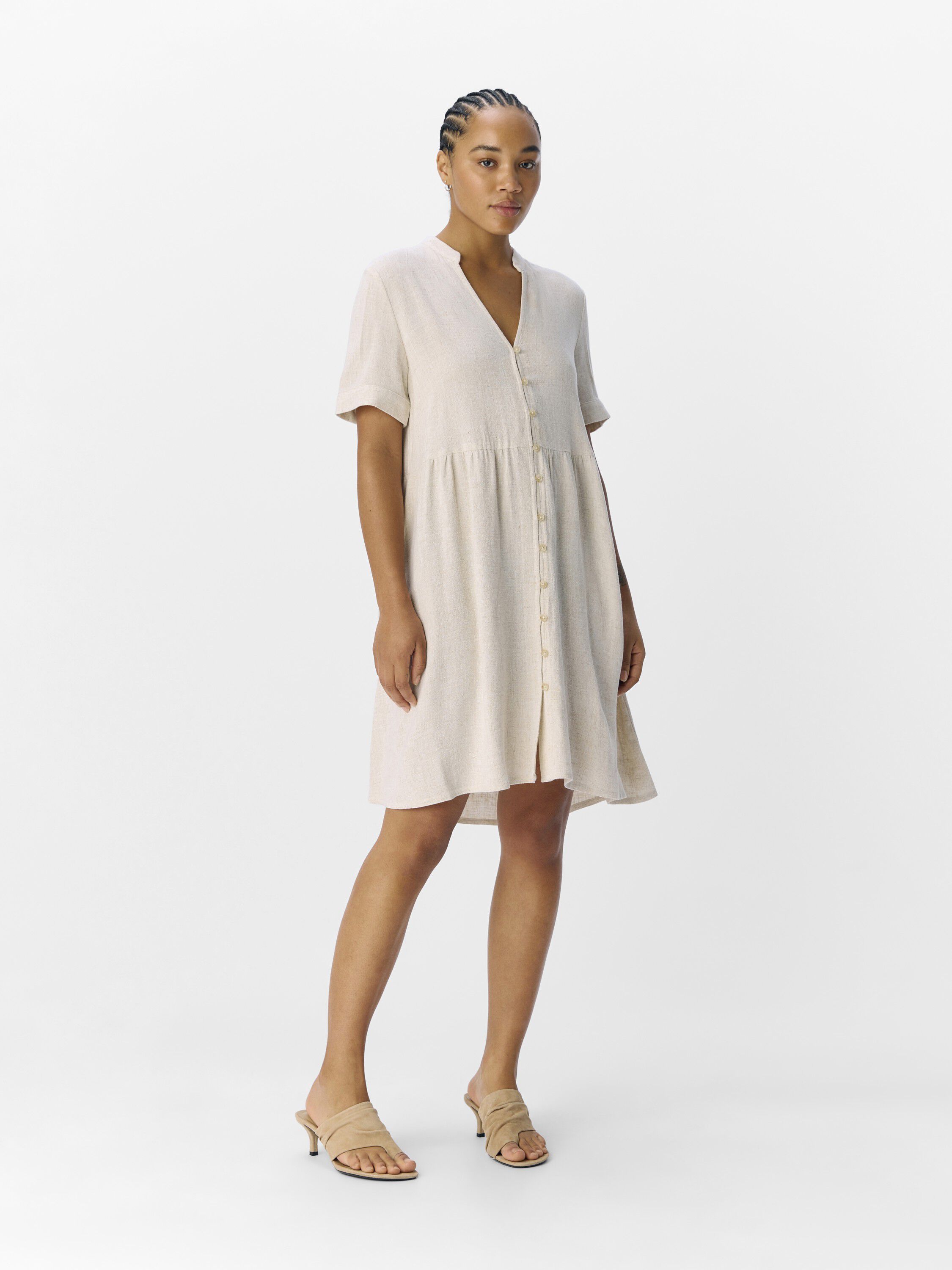 OBJSANNE S/S LO SHORT DRESS DIV