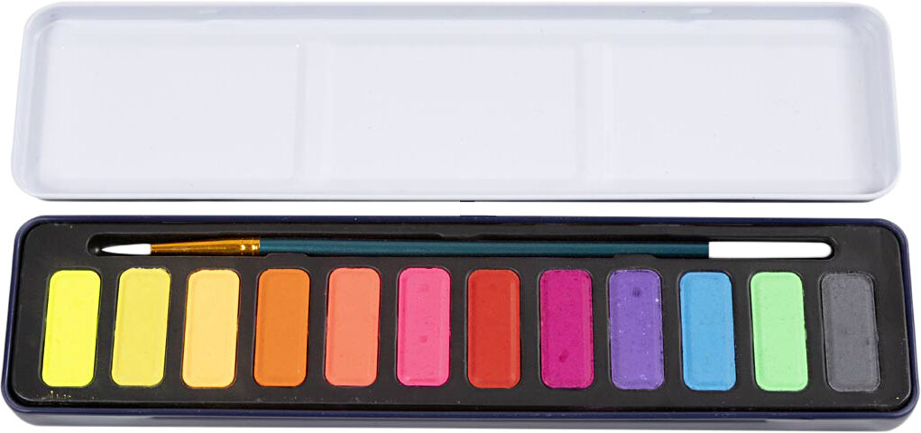 Akvarels&aelig;t, pastelfarver