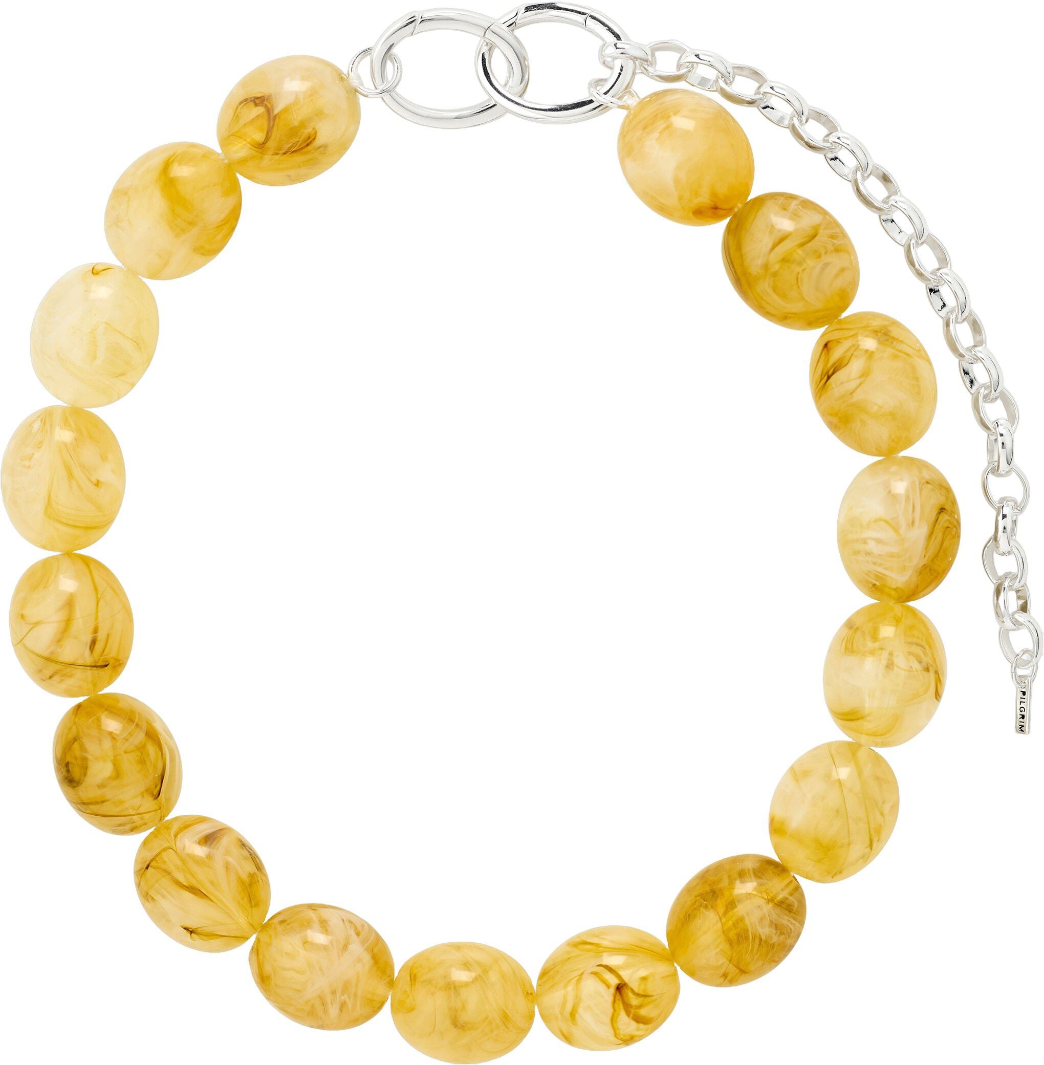 STILL necklace silver-plated/yellow